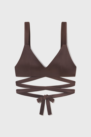 Image 2 of 9 - DELANEY TOP - CHOCOLATE 