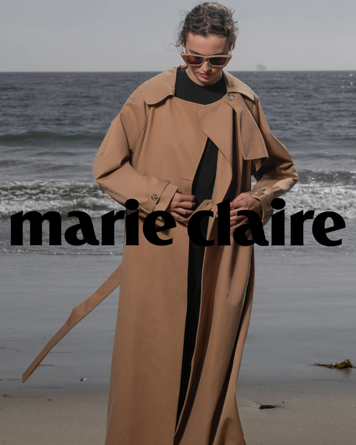 Marie Claire: Rihanna Trades Her Duster Coat and Platform Heels for a Little Black Outfit