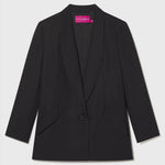 Image 2 of 11 - ZELDA BLAZER - BLACK LINEN 