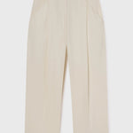 Baptise Pant - Ivory Silk Noil - Heidi Merrick