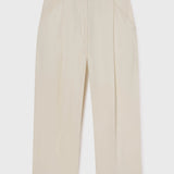 Baptise Pant - Ivory Silk Noil - Heidi Merrick