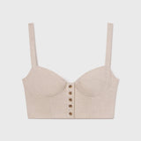 Charlie Top - Natural Linen - Heidi Merrick