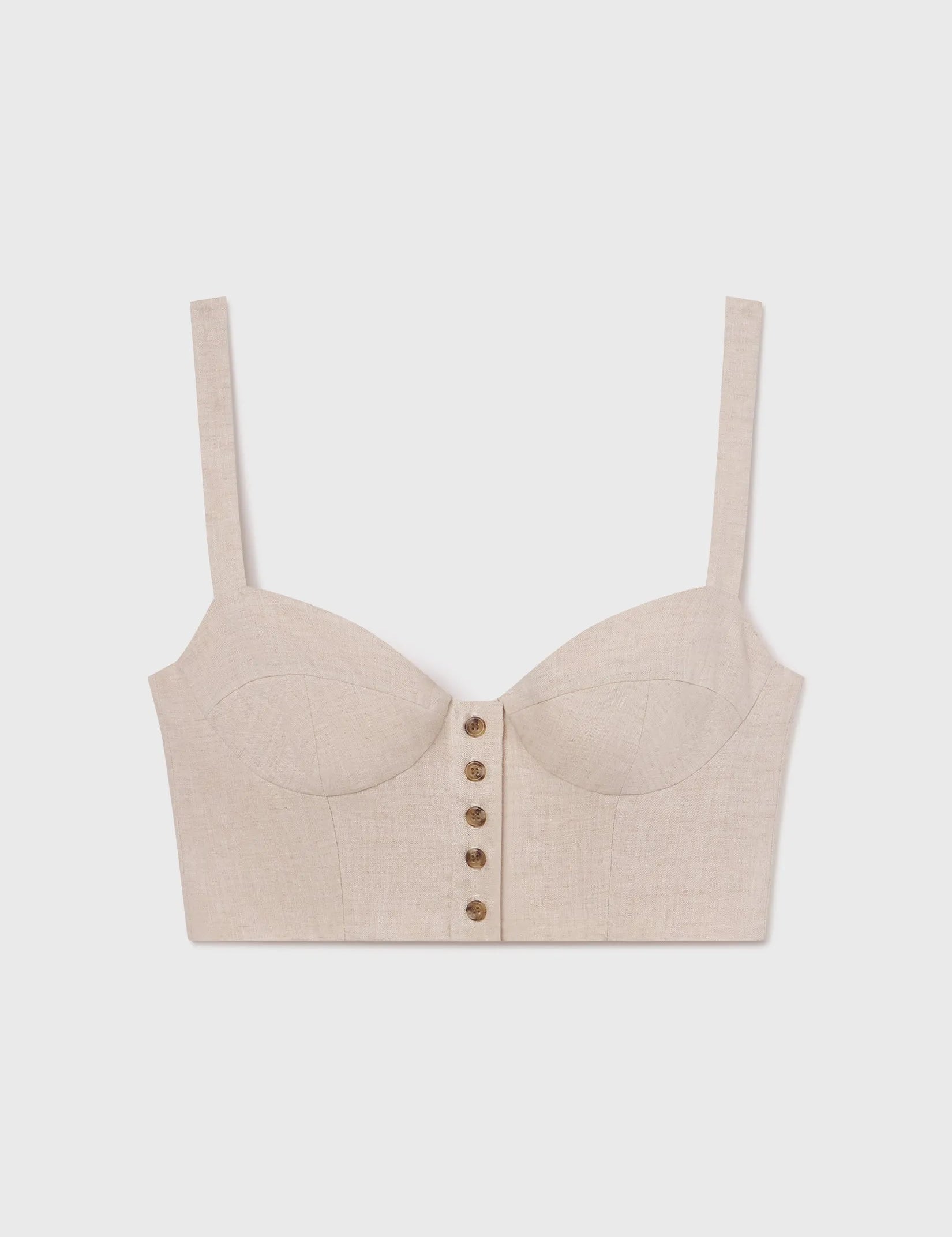 Charlie Top - Natural Linen - Heidi Merrick