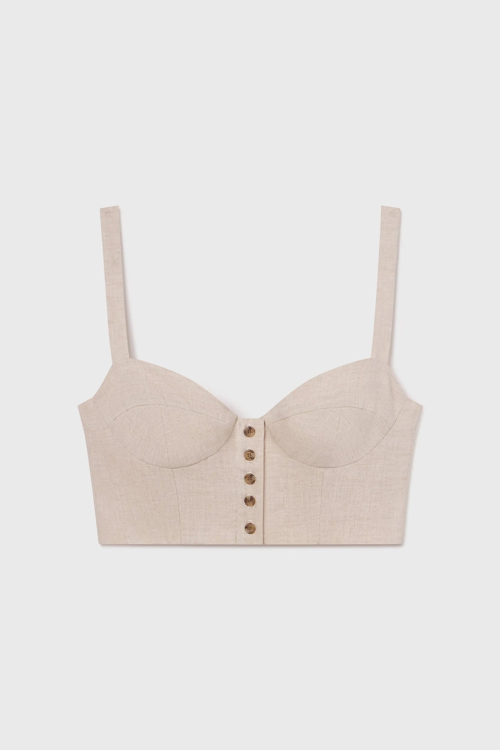 Charlie Top - Natural Linen - Heidi Merrick
