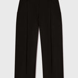 Baptise Pant - Noir Silk Noil - Heidi Merrick