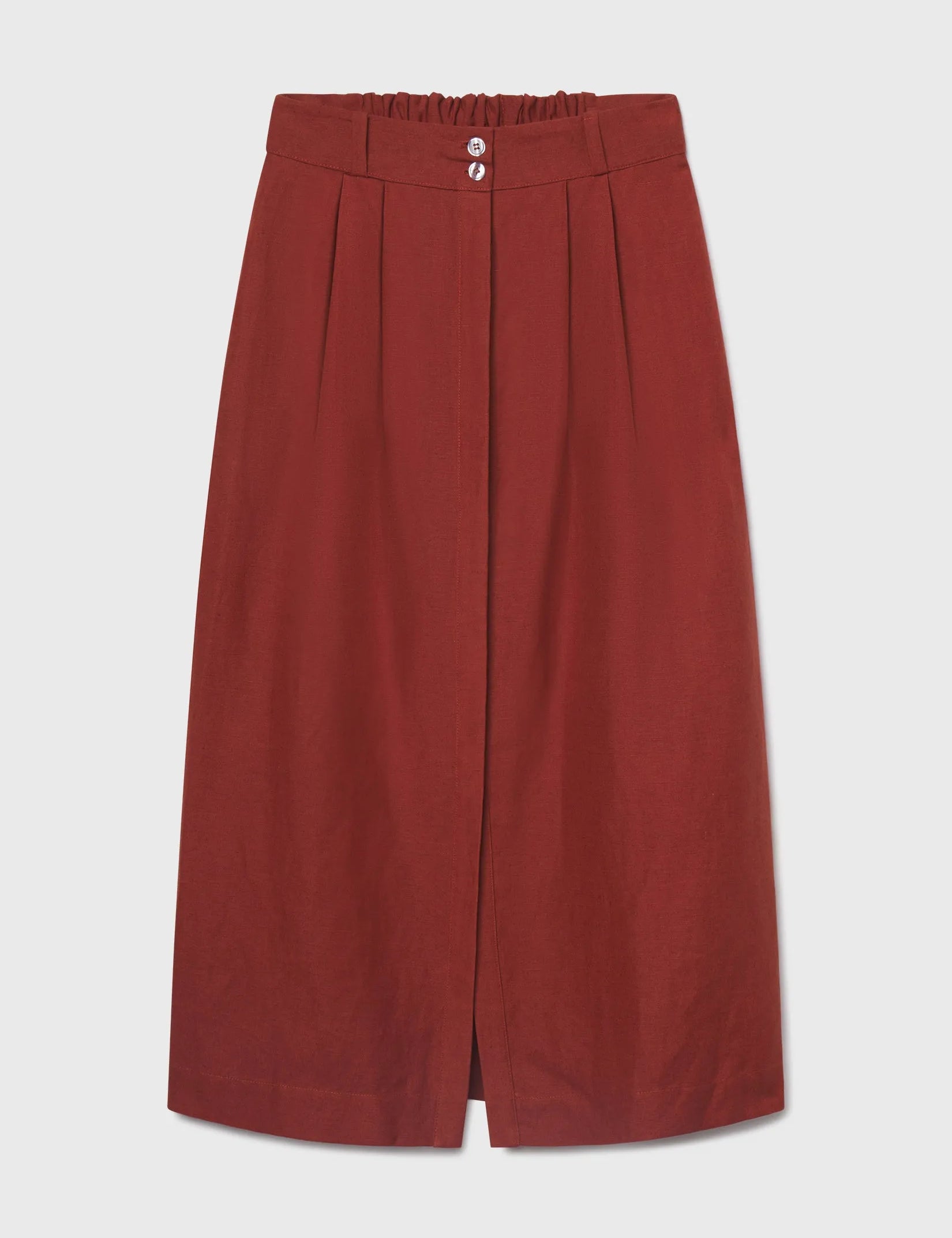 Camille Skirt - Sienna Silk & Hemp - Heidi Merrick