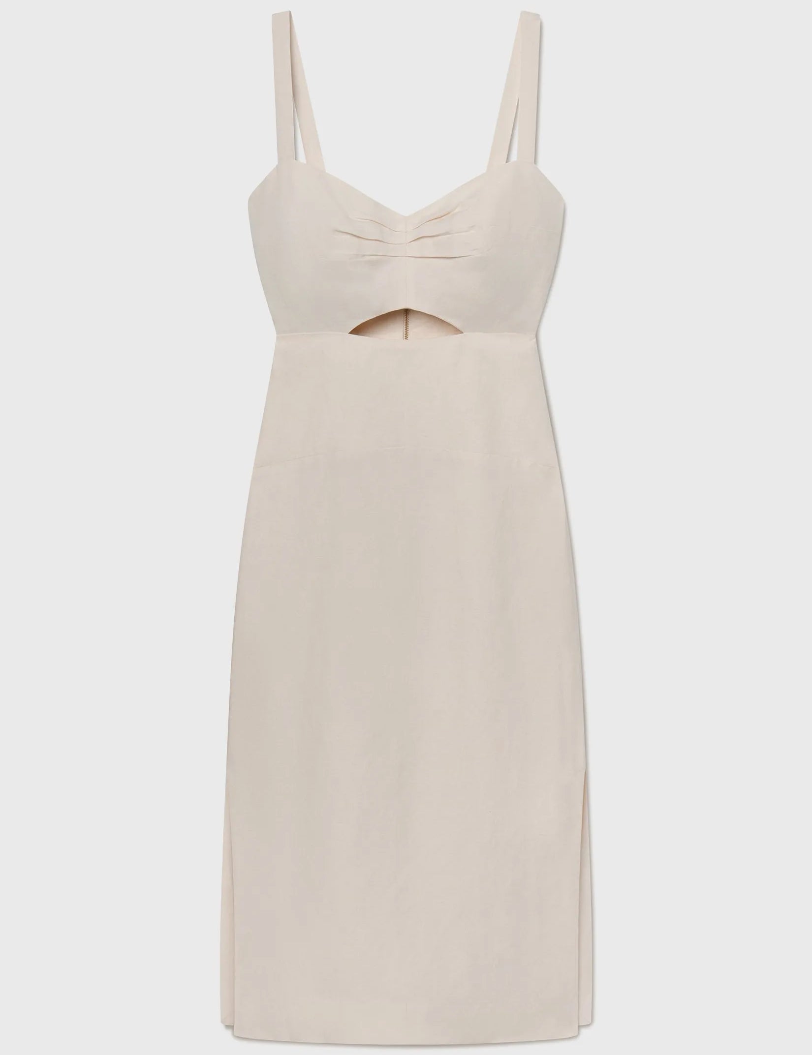 Como Dress - Ivory Silk & Hemp - Heidi Merrick