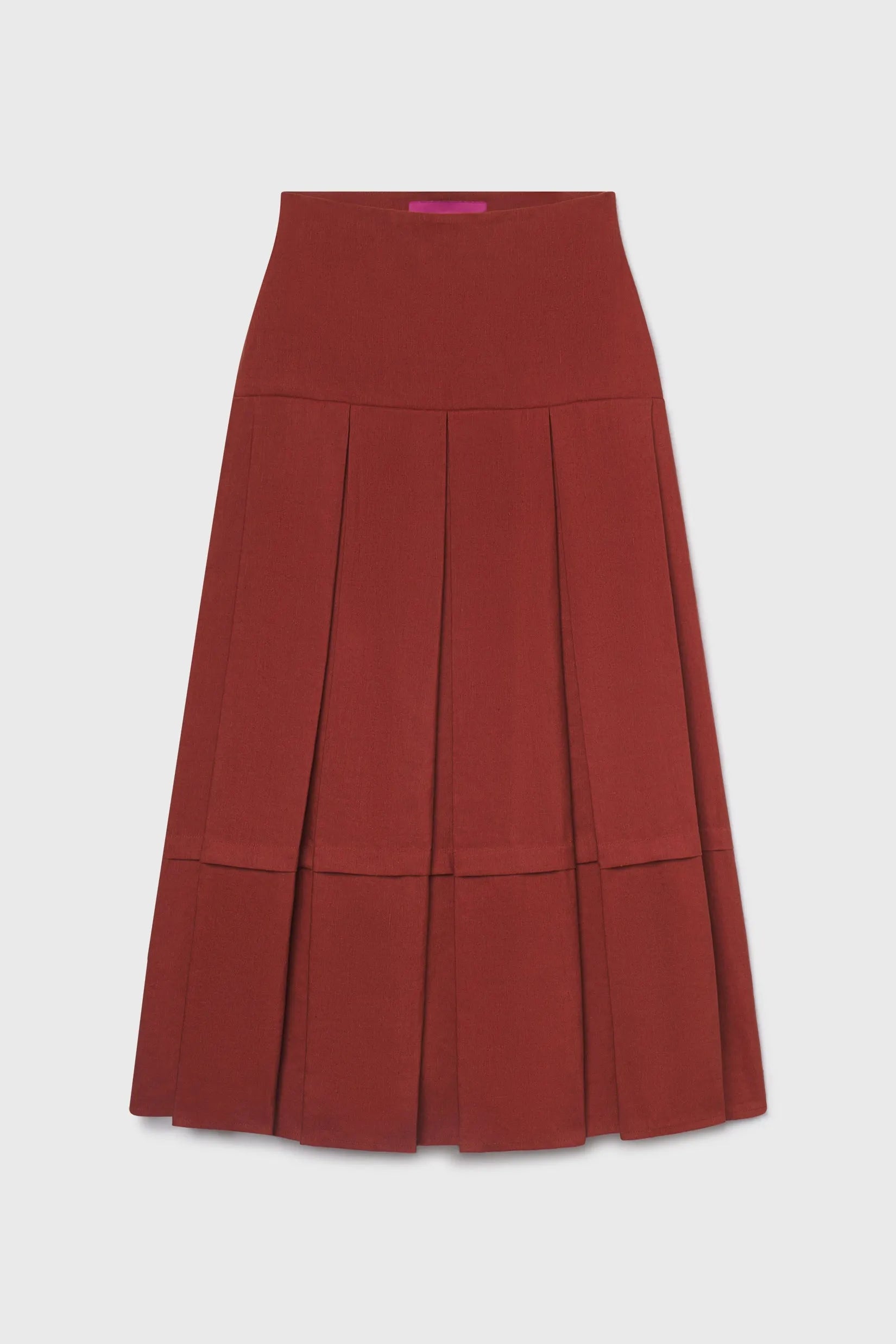 Contessa Skirt - Sienna Silk & Hemp - Heidi Merrick