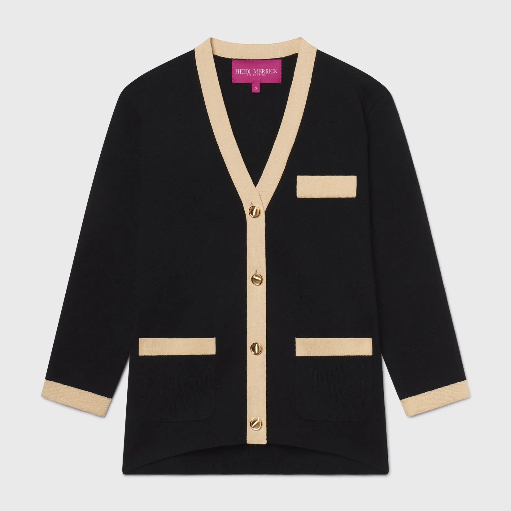 Finny Cardigan - Noir - Heidi Merrick