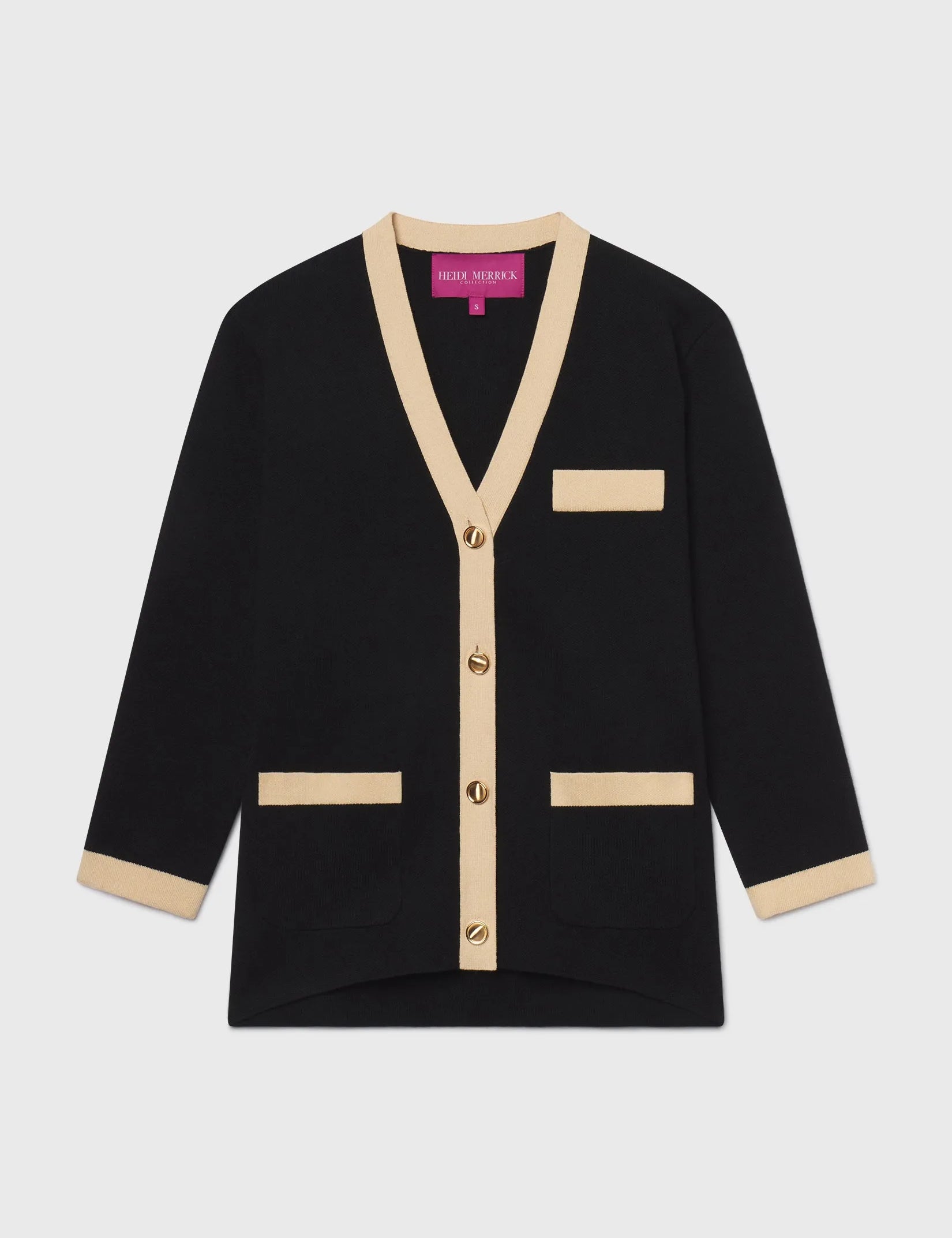 Finny Cardigan - Noir - Heidi Merrick
