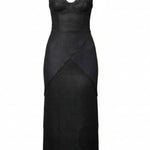 Gia Dress - Black Linen - Heidi Merrick