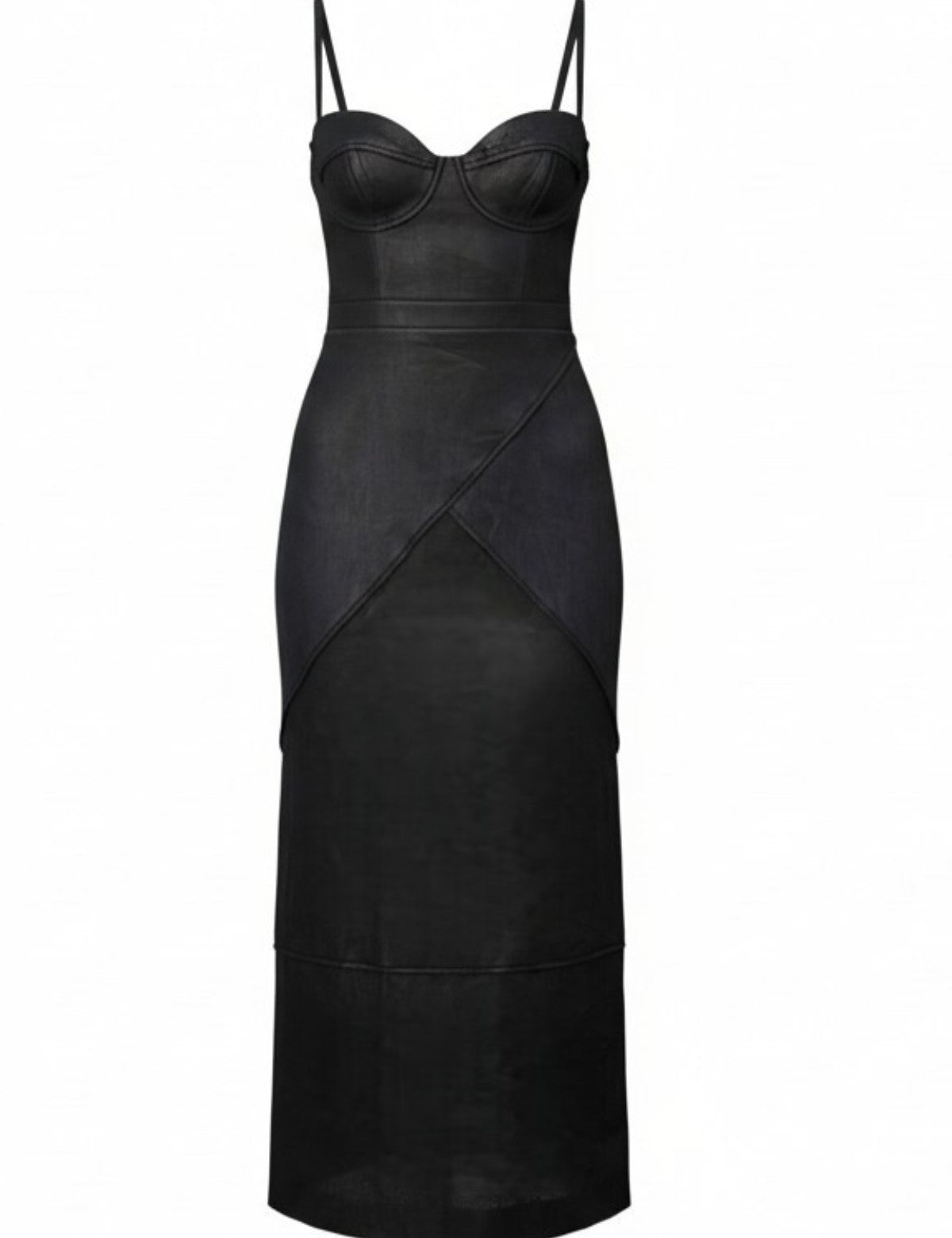 Gia Dress - Black Linen - Heidi Merrick
