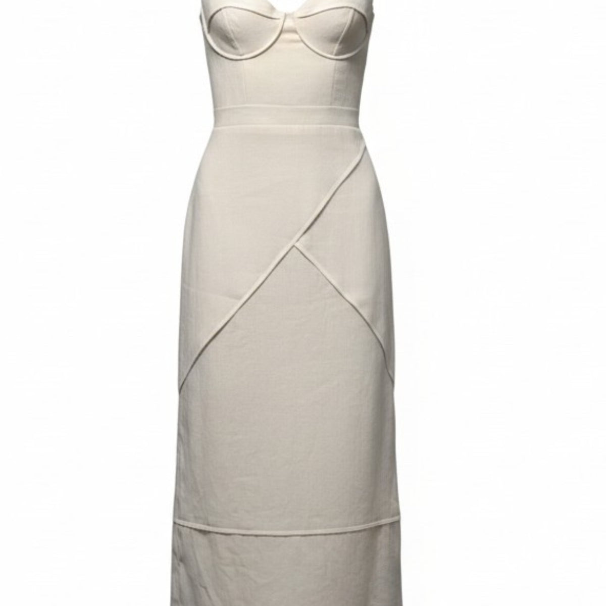 Gia Dress - Ivory Linen - Heidi Merrick
