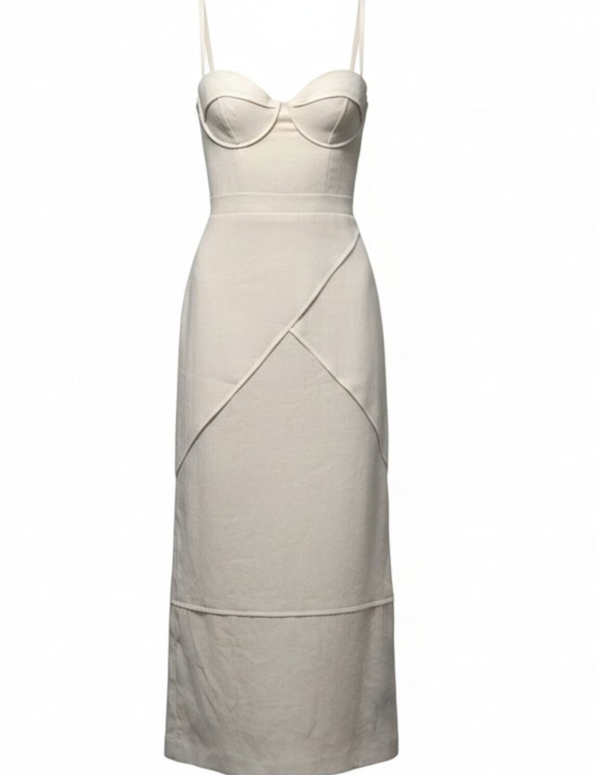 Gia Dress - Ivory Linen - Heidi Merrick