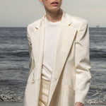 Mars Blazer - Champagne Moire - Heidi Merrick