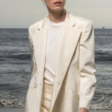 Mars Blazer - Champagne Moire - Heidi Merrick