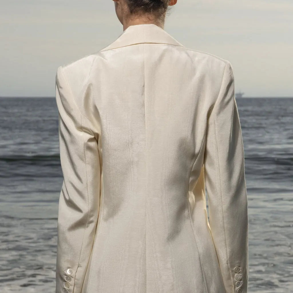 Mars Blazer - Champagne Moire - Heidi Merrick