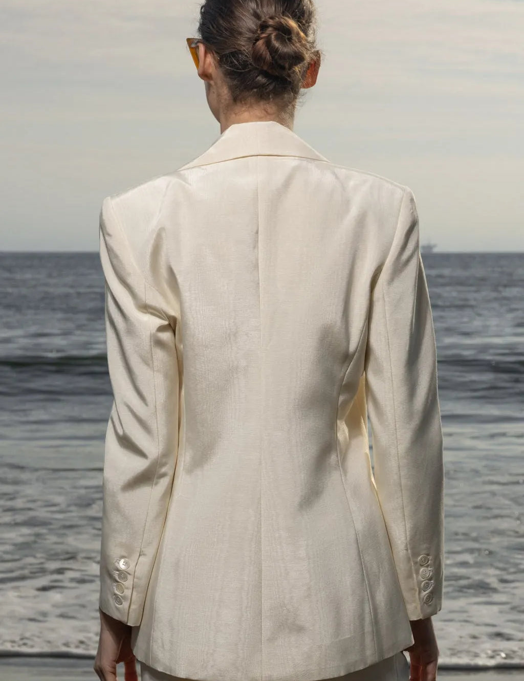 Mars Blazer - Champagne Moire - Heidi Merrick