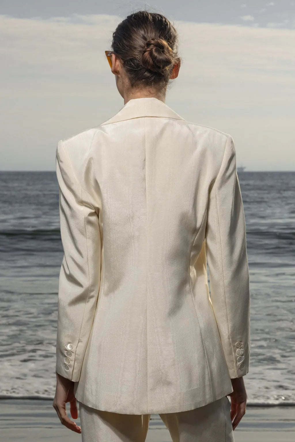 Mars Blazer - Champagne Moire - Heidi Merrick