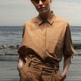 Lobel Top - Ticking Stripe - Heidi Merrick