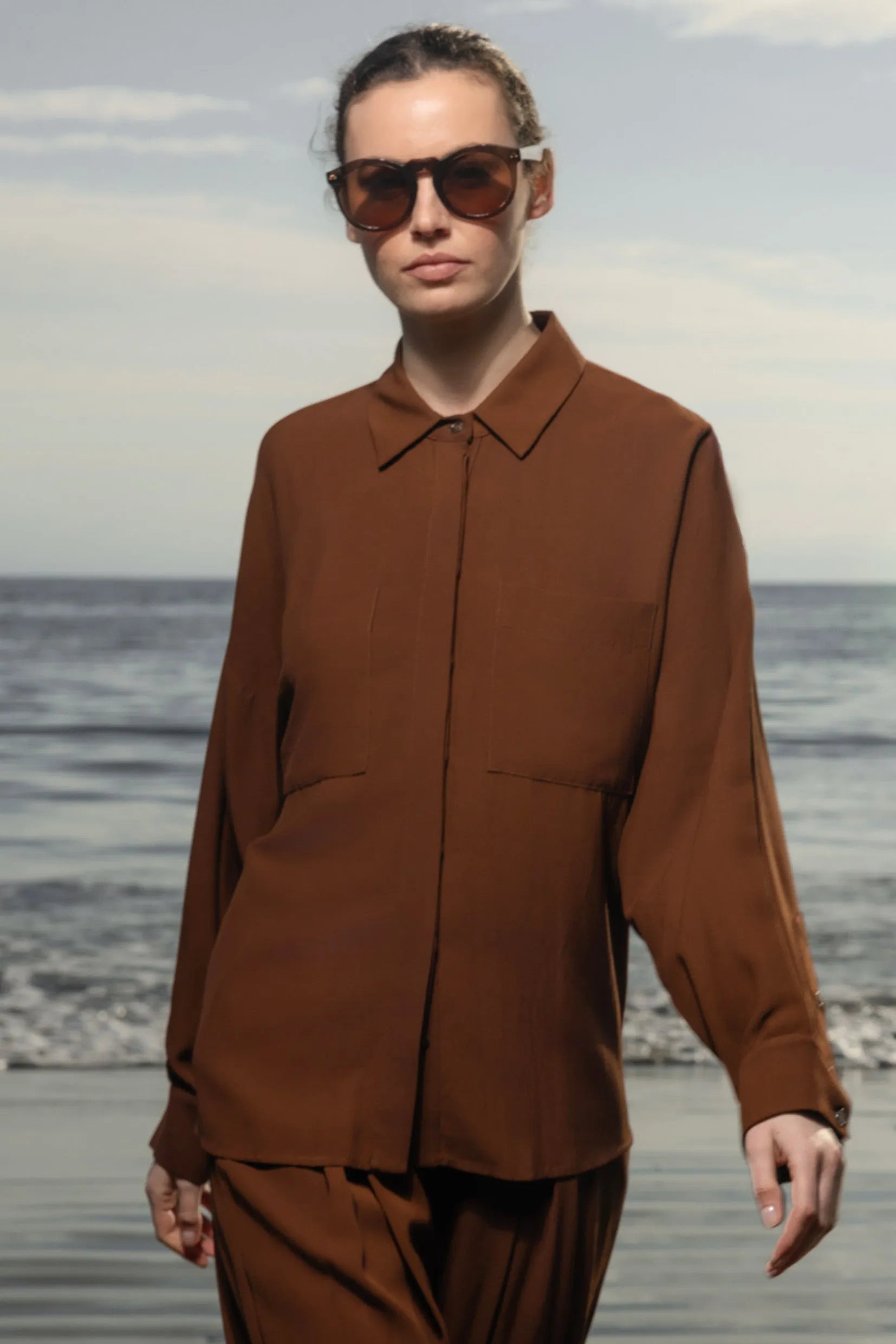 Lobel Top - Deep Earth - Heidi Merrick