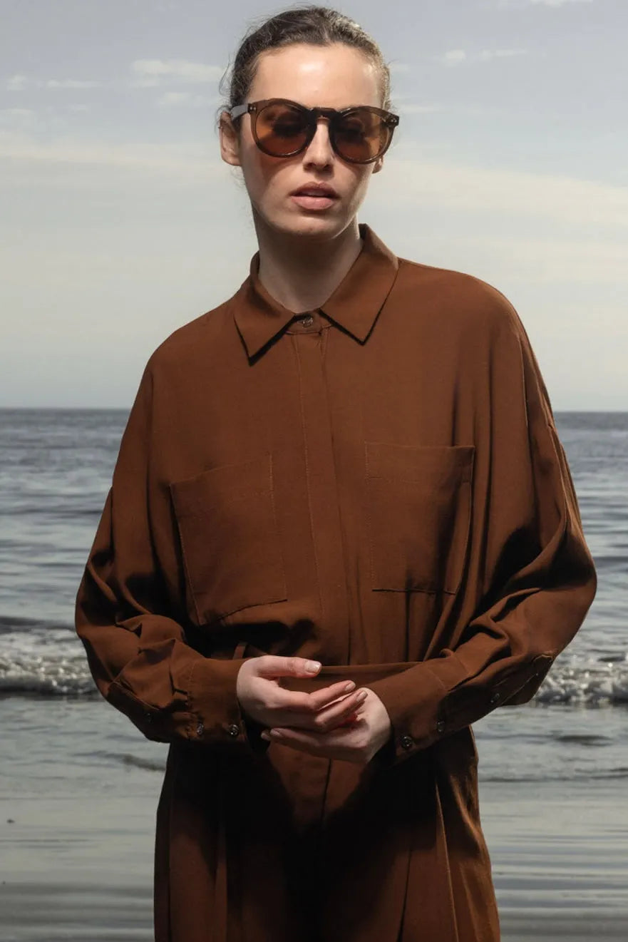 Lobel Top - Deep Earth - Heidi Merrick