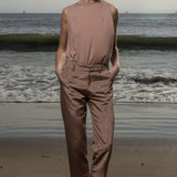 Bruno Pant - Blush Moire - Heidi Merrick