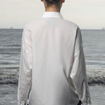 Lobel Top - White Shirting - Heidi Merrick