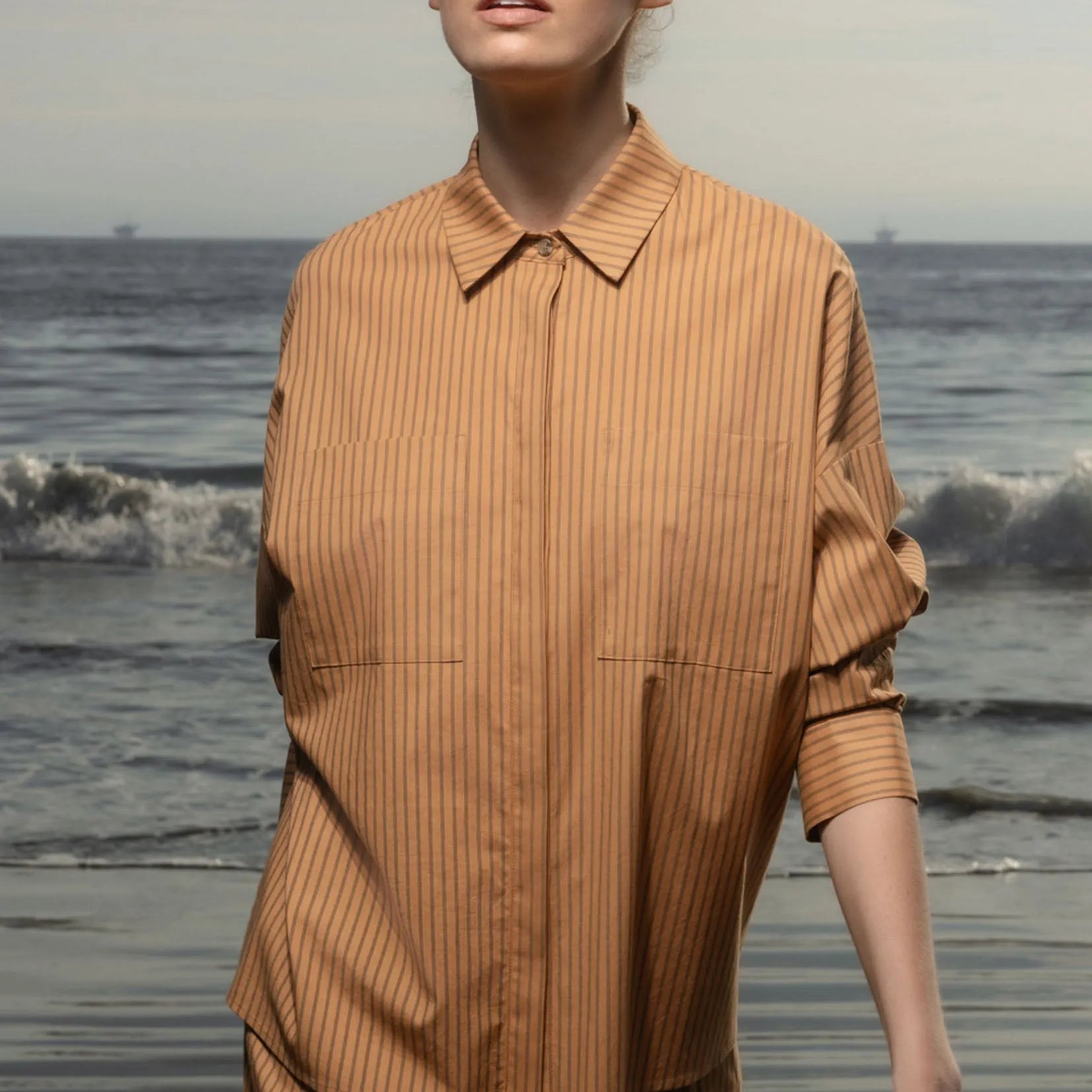 Lobel Top - Ticking Stripe - Heidi Merrick