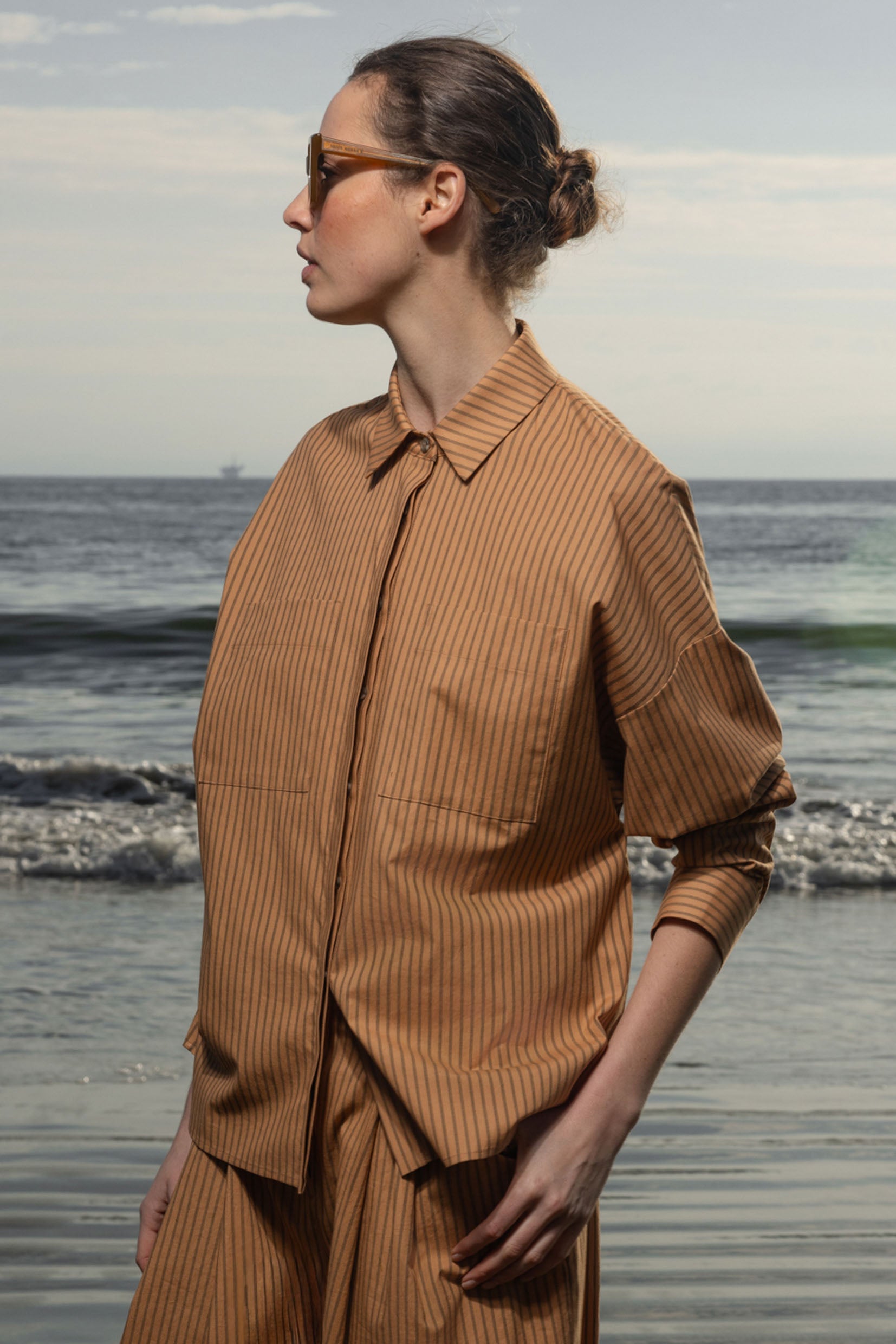 Lobel Top - Ticking Stripe - Heidi Merrick