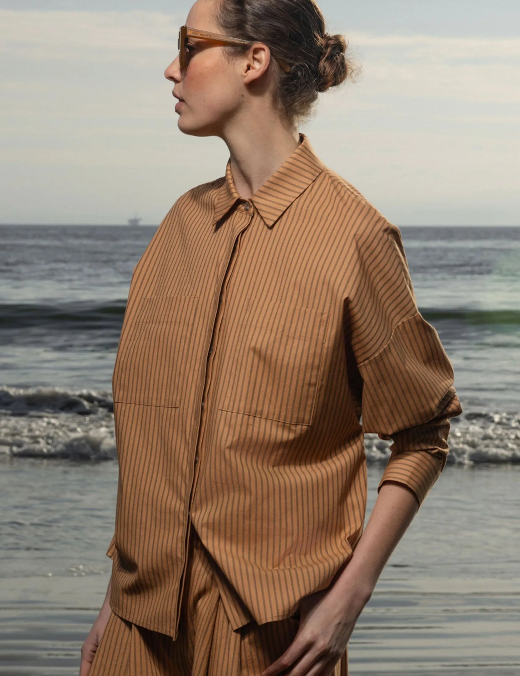 Lobel Top - Ticking Stripe - Heidi Merrick