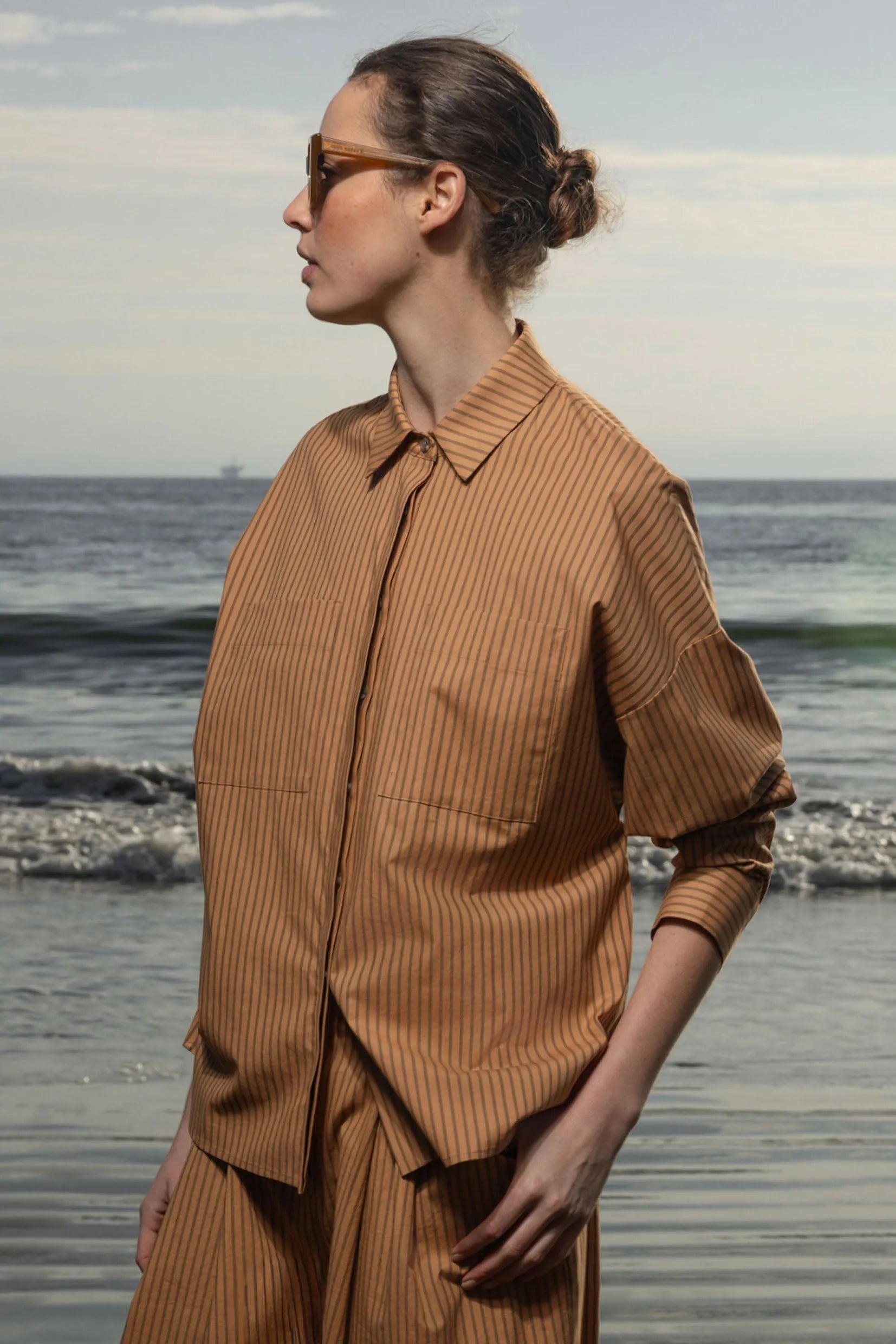 Lobel Top - Ticking Stripe - Heidi Merrick