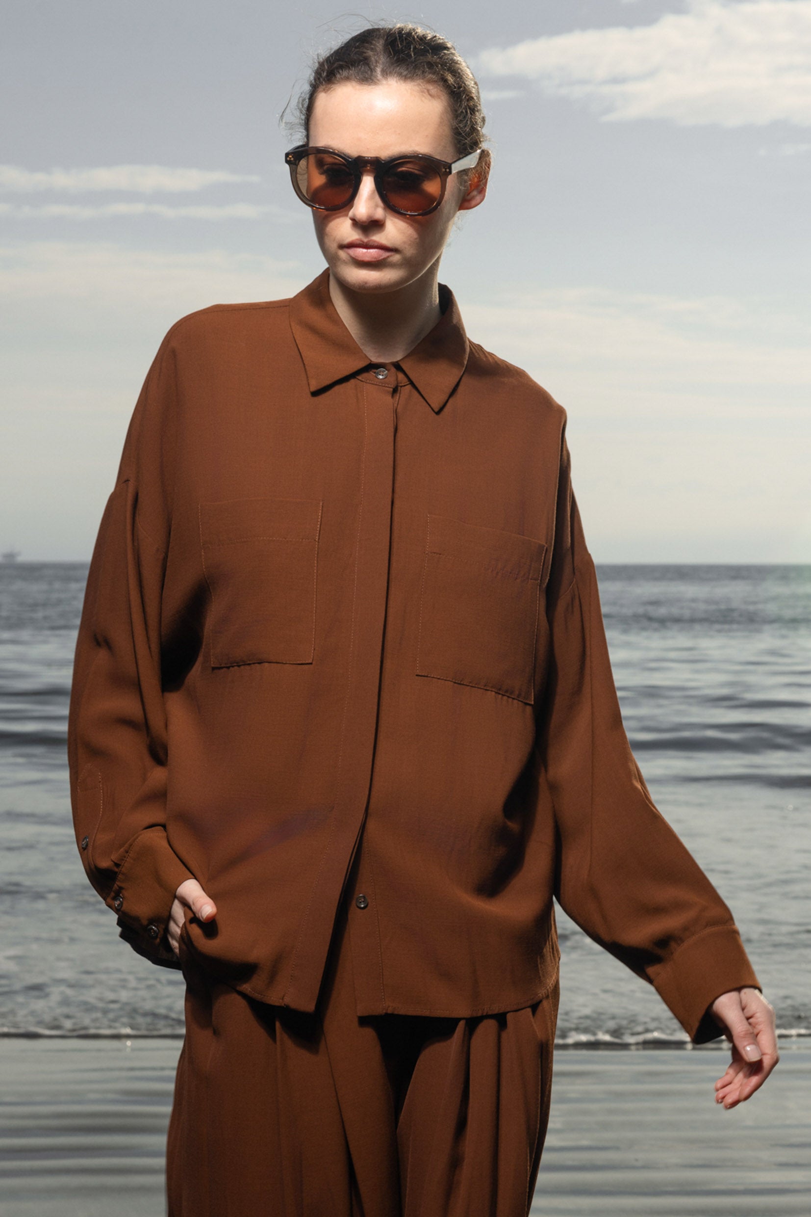 Lobel Top - Deep Earth - Heidi Merrick