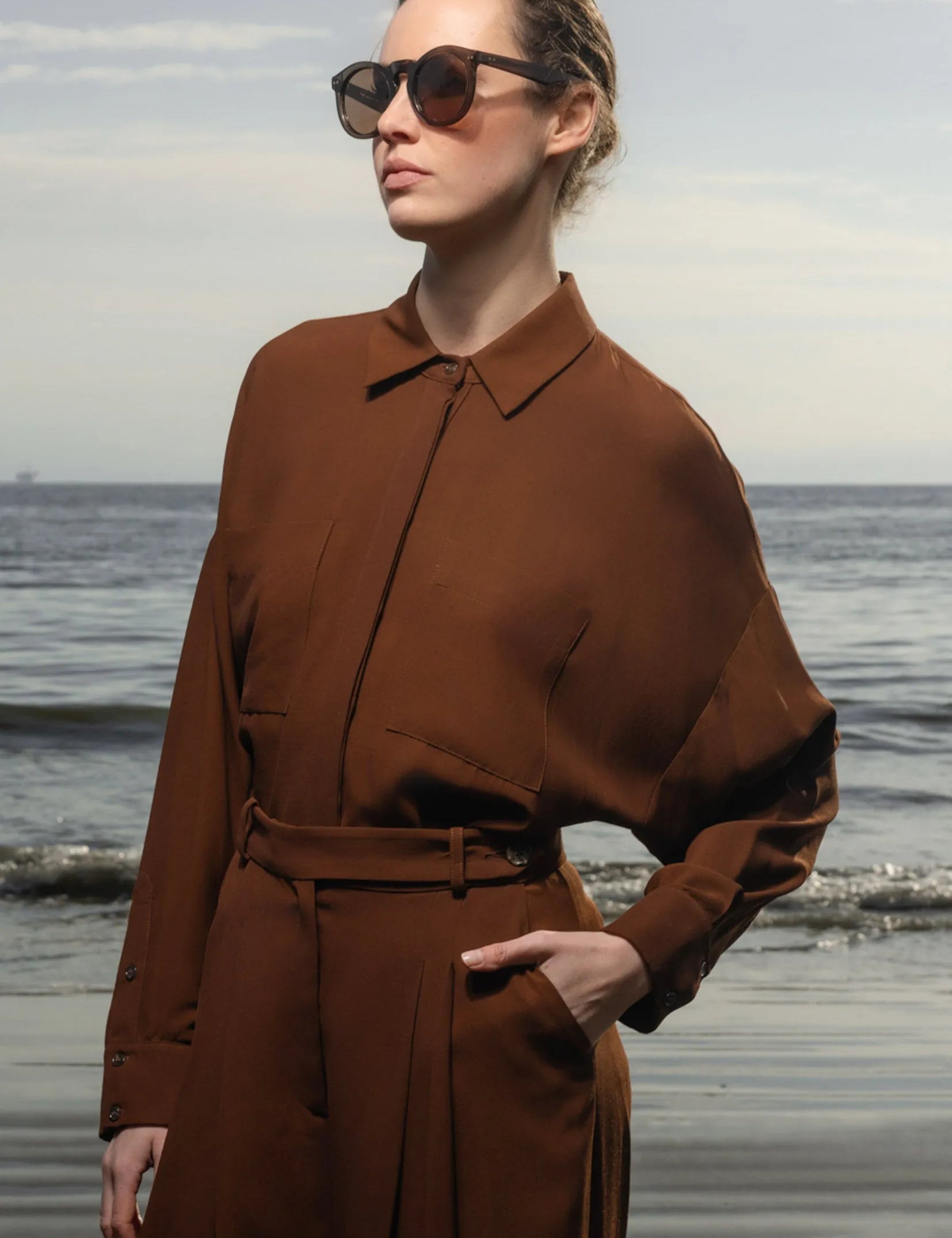 Lobel Top - Deep Earth - Heidi Merrick