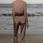 Bruno Pant - Blush Moire - Heidi Merrick