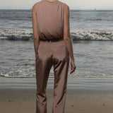 Bruno Pant - Blush Moire - Heidi Merrick