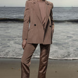 Mars Blazer - Blush Moire - Heidi Merrick