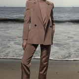 Bruno Pant - Blush Moire - Heidi Merrick