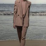 Bruno Pant - Blush Moire - Heidi Merrick