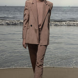 Mars Blazer - Blush Moire - Heidi Merrick