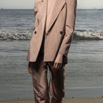 Bruno Pant - Blush Moire - Heidi Merrick