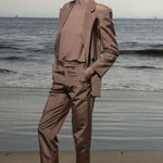 Mars Blazer - Blush Moire - Heidi Merrick