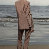 Bruno Pant - Blush Moire - Heidi Merrick