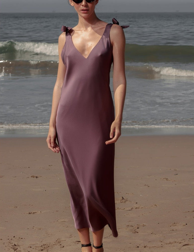 Marion Slip Dress - Lavender - Heidi Merrick