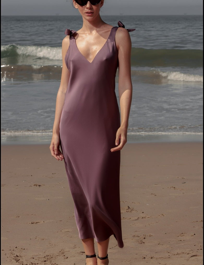 Marion Slip Dress - Lavender - Heidi Merrick