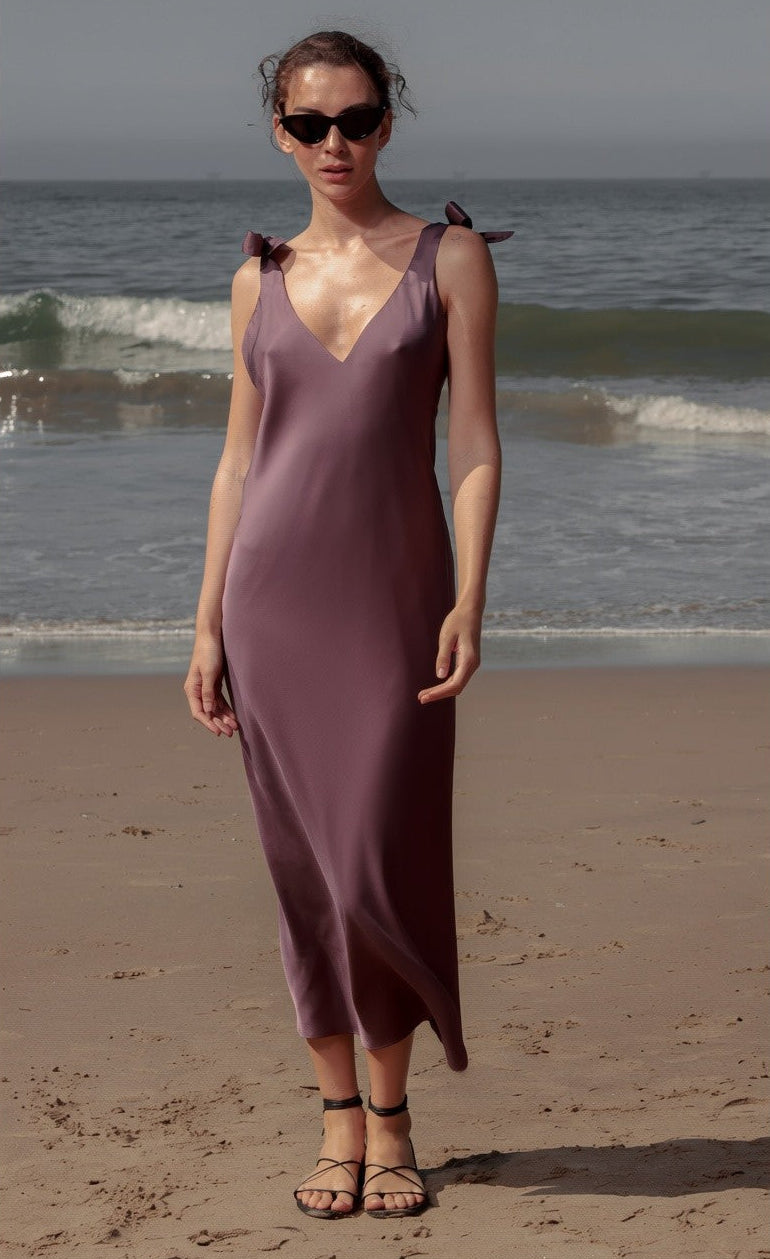 Marion Slip Dress - Lavender - Heidi Merrick
