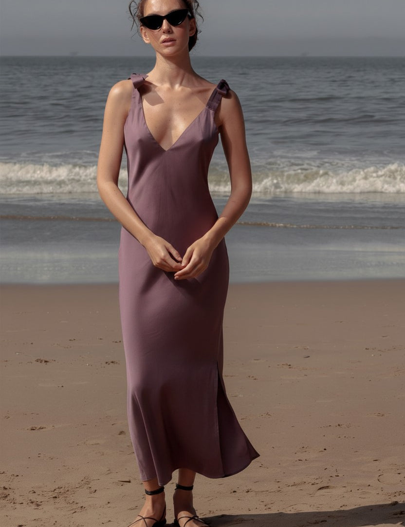 Marion Slip Dress - Lavender - Heidi Merrick