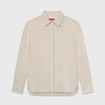 Ami Shirt - Ivory Tissue Linen - Heidi Merrick