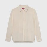 Ami Shirt - Ivory Tissue Linen - Heidi Merrick