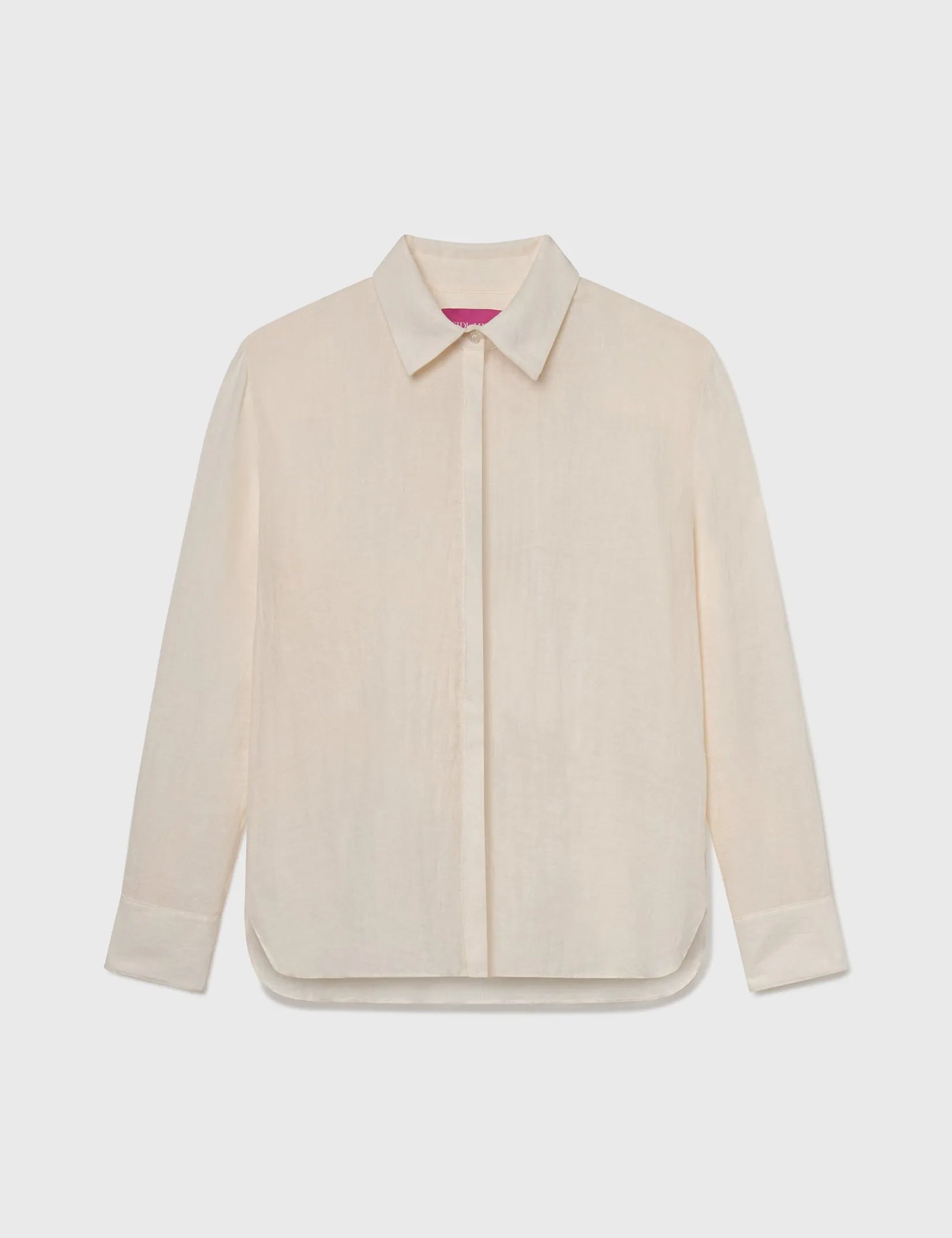 Ami Shirt - Ivory Tissue Linen - Heidi Merrick